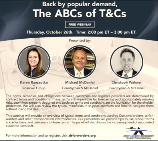 Past Webinar – The ABCs of Ts and Cs Webinar