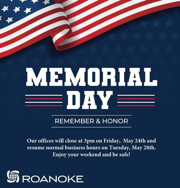 Memorial Day Holiday Hours